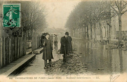 Paris * 6ème * Boulevard St Germain * Inondations De Paris En Janvier 1910 * Crue Catastrophe - District 06