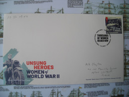 FDC Unsung Heroes Women Of World War II, Arming The Fleet, Armer La Flotte, Femmes De La Seconde Guerre Mondiale - 2021-... Decimale Uitgaven