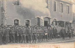 CPA 81 LA GARE DE GRAULHET LA GARE OCCUPEE MILITAIREMENT (TRAIN - Graulhet