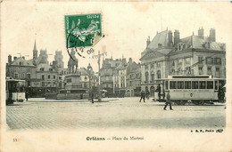 Orléans * La Place Du Martroi * Tram Tramways - Orleans