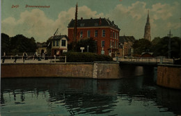 Delft // Binnenwatersloot (overweg) 1913? - Delft