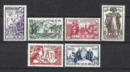 Timbre De Colonie Française Niger Neuf ** N 57 / 62 - Unused Stamps