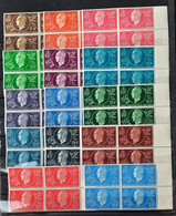 France Grandes Séries Coloniales 1944 Entraide Francaise 14 Timbres En Bloc De 4 BdF **TB Cote 168€ - 1944 Entraide Française