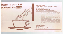 Buvard Café Coop - Kaffee & Tee