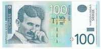 Serbia 100 Dinara 2006. UNC Nikola Tesla - Servië