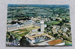 Cpm, Melle, Vue Aérienne Du Lycée Desfontaines Et De L'école Maternelle, Deux Sèvres 79 - Melle
