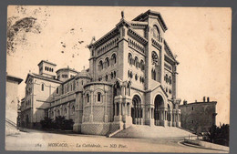 Monaco La Cathédrale  ( Avec Timbre 5c Au Verso) (PPP363908) - Cattedrale Dell'Immacolata Concezione