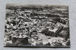 Cpm, Melle, Vue Aérienne, Centre De La Ville, Place Bujault, Palais De Justice, Deux Sèvres 79 - Melle