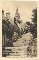 CPA - édit. Lévy Et  Neurdein - 14 -  LANNION - L'ESCALIER DE BRELEVENEZ. 142 MARCHES - Lannion