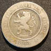 BELGIQUE - BELGIUM - 10 CENTIMES 1863 - Léopold Ier - KM 22 - 10 Cent