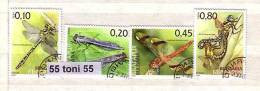 2005 INSECT - BRACHYTRON PRATENSE 4v.- Oblitere/used (O)  Bulgaria/Bulgarie - Oblitérés