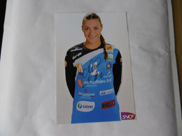 Handball -  Autographe - Photo Signée Laura Glauser - Handball