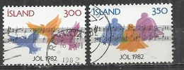 ICELAND 1982 - CHRISTMAS - CPL. SET - USED OBLITERE GESTEMPELT USADO - Gebraucht