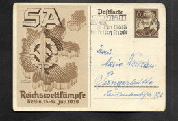DR GA SA Reichswettkämpfe / Magdeburg Nach Tangerhütte - Covers & Documents