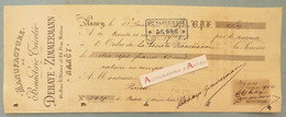 DEHAYE ZIMMERMANN - Nancy - Manufacture De Bonneterie Tricotée - à M. Pinon à Niort - Meurthe Et Moselle 54 - Bills Of Exchange