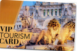 Spain Tourist Tourism Card Tarjeta Turística VIP Madrid Cibeles - Material Und Zubehör