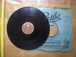 Disque 78T 29Cm PATHE MOZART Celebre Menuet TOSELLI Serenade - 78 Rpm - Gramophone Records