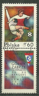 POLAND Oblitéré 1858 Coupe D'Europe De Football Joueur Ballon - Used Stamps