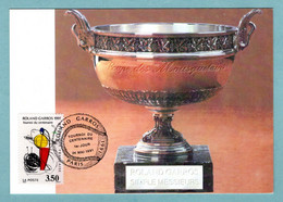 Carte Maximum 1991 - Roland Garros 1991 - Tournoi Centenaire - YT 2699 - Paris - 1990-99