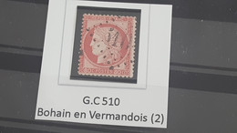 LOT584734 TIMBRE DE FRANCE OBLITERE N°57 TB GC510 BOHAIN EN VERMANDOIS - 1871-1875 Ceres