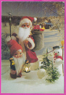 275732 / Bulgaria Photo Art - Doll Santa Claus Ded Moroz Christmas New Year ,  Snowman Gnome Dwarf Bell Lamp Bulgarie - Santa Claus