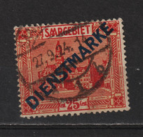 Saar MiNr. D 6 IV   (sab48) - Dienstmarken