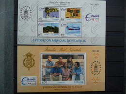 (MNH)  Spain 1996 Mi Block 65 AND 64 MNH - Blocs & Hojas