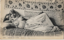 Algerie     -    Femme  -  La Sieste  - Scenes Et Types - Vrouwen