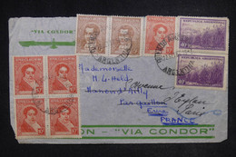 ARGENTINE - Enveloppe De L'Hôtel Continental De Buenos Aires Pour La France En 1937 - L 121916 - Storia Postale