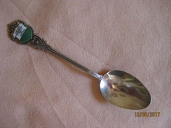 Suisse: Cuillère Souvenir, Canton De Vaud - Argent 800, écusson En émail - Spoons