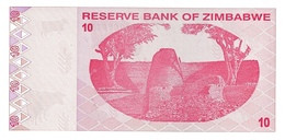 Zimbabwe P.94 10 Dollars 2009 Unc - Zimbabwe
