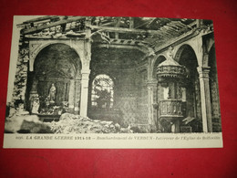 Carte Postale Bombardement De Verdun Intérieur De L'église De Belleville GUERRE 1914 1918 Voir Photos - Weltkrieg 1914-18