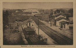 19 - EGLETONS - La Gare Et L'Ecole Nationale Professionnelle - Egletons