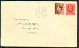 Great Britain 1936 Cover From Swansea To Germany - Covers & Documents