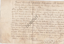 TURNHOUT/Rijkevorsel  - 1801 - Benoeming Pastoor Meert In Rijkevorsel Na Overlijden Van Pastoor Vanderslooten  (V1184) - Manuscripten