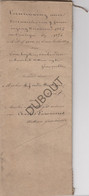 Wetteren/Gent - Notarisakte - 1880 -  (V1180) - Manuscripts