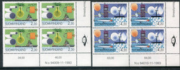 FINLAND 1994 Europa: Discoveries And Inventions Blocks Of 4  MNH / **.  Michel  1248-49 - Neufs