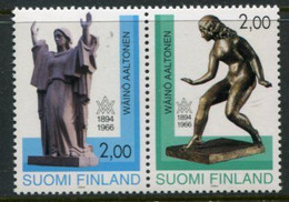 FINLAND 1994 Aaltonen Birth Centenary: Sculptures  MNH / **.  Michel  1242-43 - Nuovi