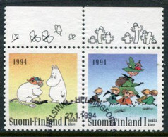 FINLAND 1994 Moomins II  Used.  Michel  1240-41 - Usados