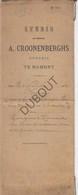 HAMONT  - Notarisakte - 1884 - Verkoop Van Huis Met Grond In Hamont, Gelegen Het "Loo"  (V1177) - Manuscripts