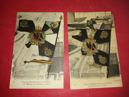 Carte Postale Drapeaux Allemand Déposé Aux Invalides GUERRE 1914 1918 Voir Photos - Guerra 1914-18