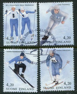 FINLAND 1994 Centenary Of Olympic Committee Singles Ex Block  Used.  Michel  1236-39 - Gebruikt