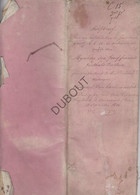 Zwevezele/Ruddervoorde - Notarisakte -1836-  Verkoopsakte (V1175) - Manuscrits