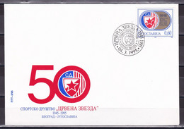 Yugoslavia 1995 50 Years Of The Red Star Sports Association FDC - Covers & Documents