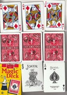 Jeux De Cartes Pour Tour De Magie De Marque Bicycle Card-Toon 2 Complet - 54 Cards
