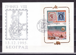 Yugoslavia 1995 Jufiz VIII Philatelic Exhibition FDC - Cartas & Documentos