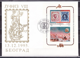 Yugoslavia 1995 Jufiz VIII Philatelic Exhibition FDC - Covers & Documents