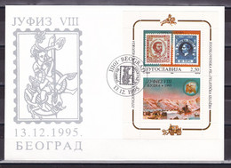 Yugoslavia 1995 Jufiz VIII Philatelic Exhibition FDC - Storia Postale