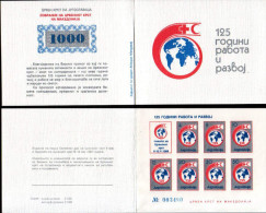 Yugoslavia 1988 Red Cross Croix Rouge Rotes Kreuz, Tax, Charity, Surcharge, Perforated + Imperforated Booklet MNH - Impuestos