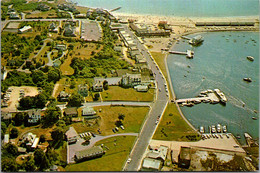 Rhode Island Watch Hill Aerial View Of Beach And Yacht Anchorage - Other & Unclassified